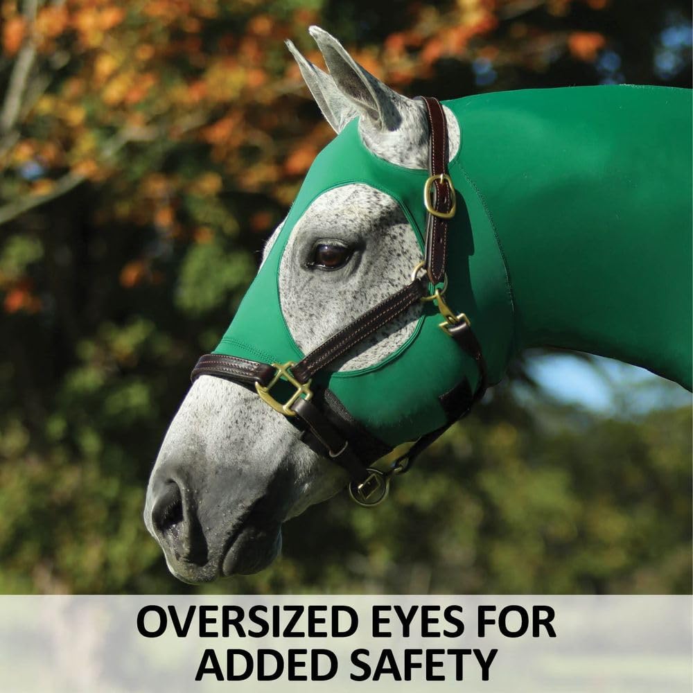 UltraFlex Horse Sleazy Slickers | Horse Protection Slinky | Dirt & Dust Defense | Full Zip Hood (Original) | Purple, Medium
